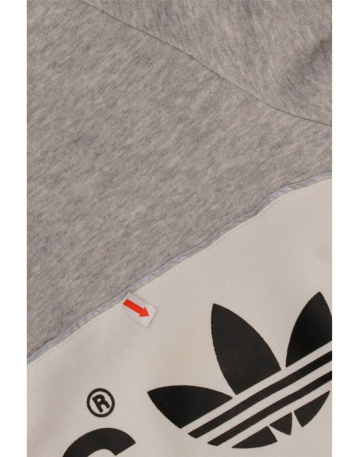 ADIDAS Womens Graphic Sweatshirt Jumper UK 10 Pequeno Multicolorido