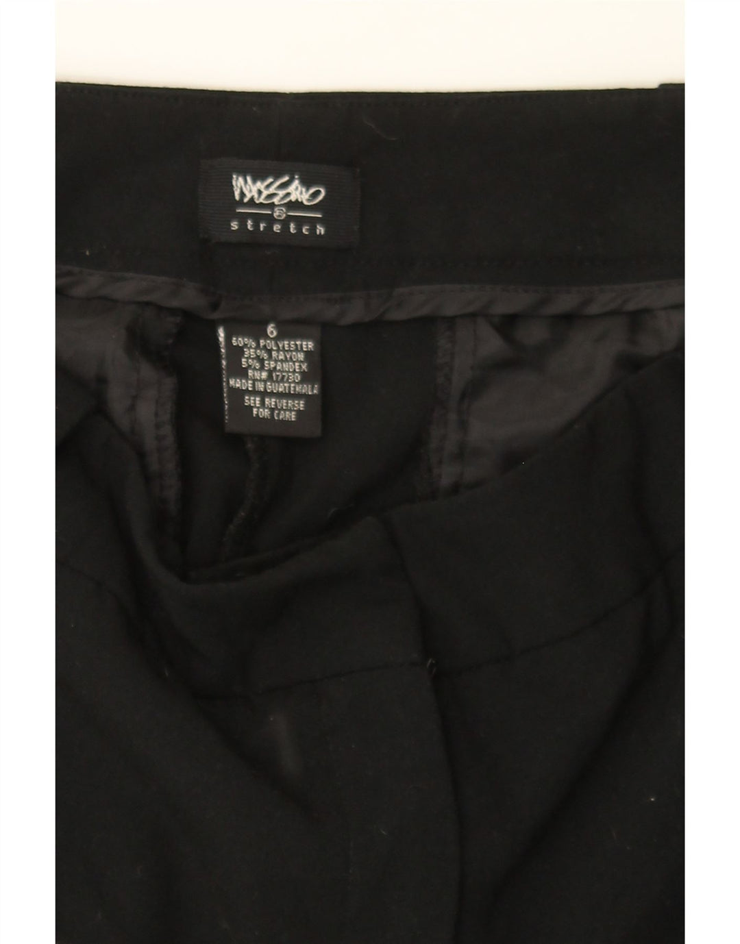 MOSSIMO Womens Straight Casual Trousers US 6 Medium W32 L31 Black Vintage Mossimo and Second-Hand Mossimo from Messina Hembry 