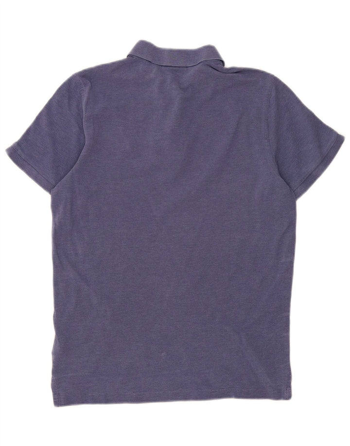 Camisa polo masculina Gant Regular Fit pequena azul
