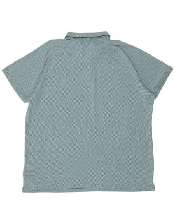 Camisa polo masculina NIKE 2XL poliéster listrado azul