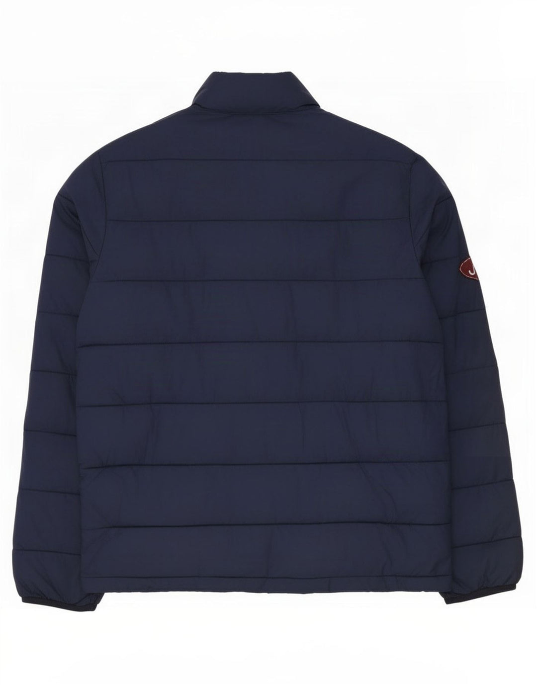 Jaqueta acolchoada masculina Jack Wills UK 40 grande nylon azul marinho