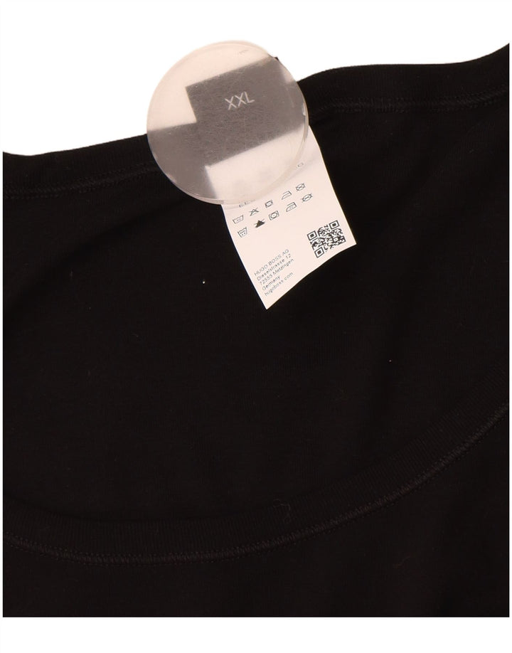 Colete masculino Hugo Boss Top 2XL de algodão preto