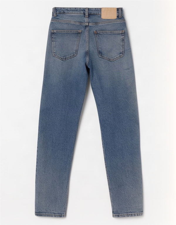 Zara Jeans Slim Feminino EU 36 XS W26 L27 Azul Algodão