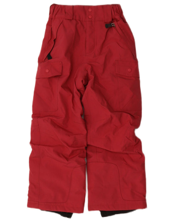Calças Patagonia Girls Cargo Ski 5-6 Anos XS Vermelho Poliéster