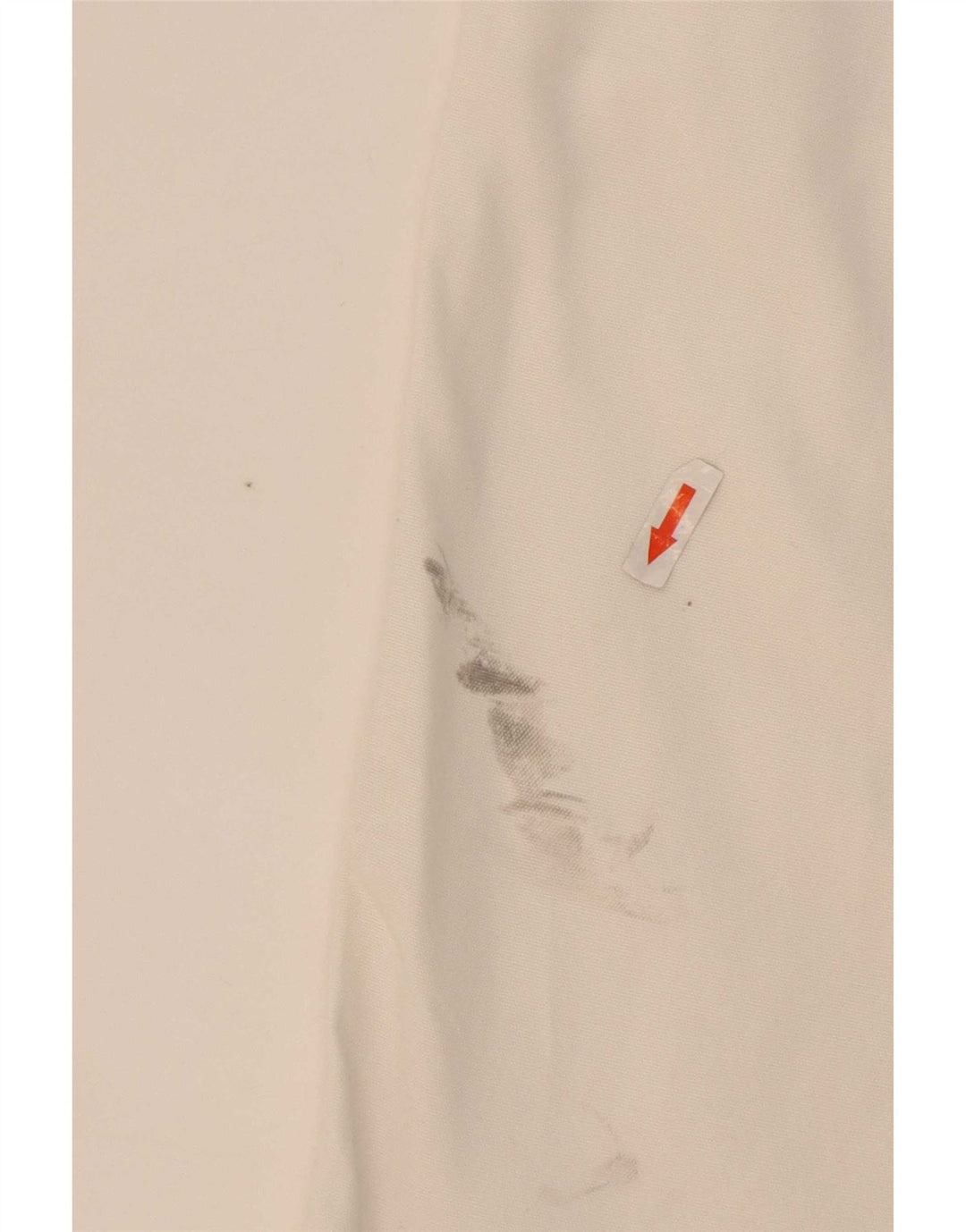 Calça chino reta masculina Murphy & Nye médio W32 L32 algodão branco