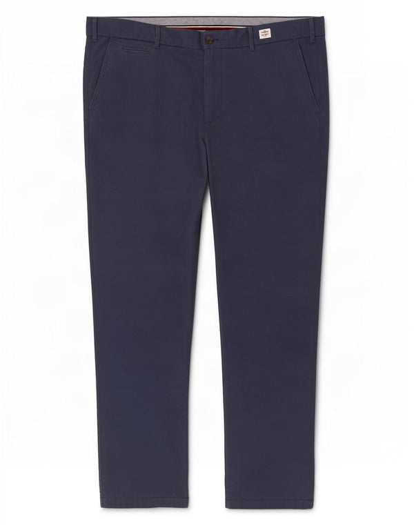 Tommy Hilfiger Mens Slim Chino Calças W42 L32 Azul Marinho Algodão