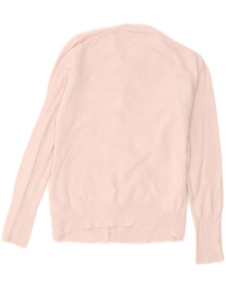 Suéter cardigã feminino Zara Reino Unido 10 pequeno rosa
