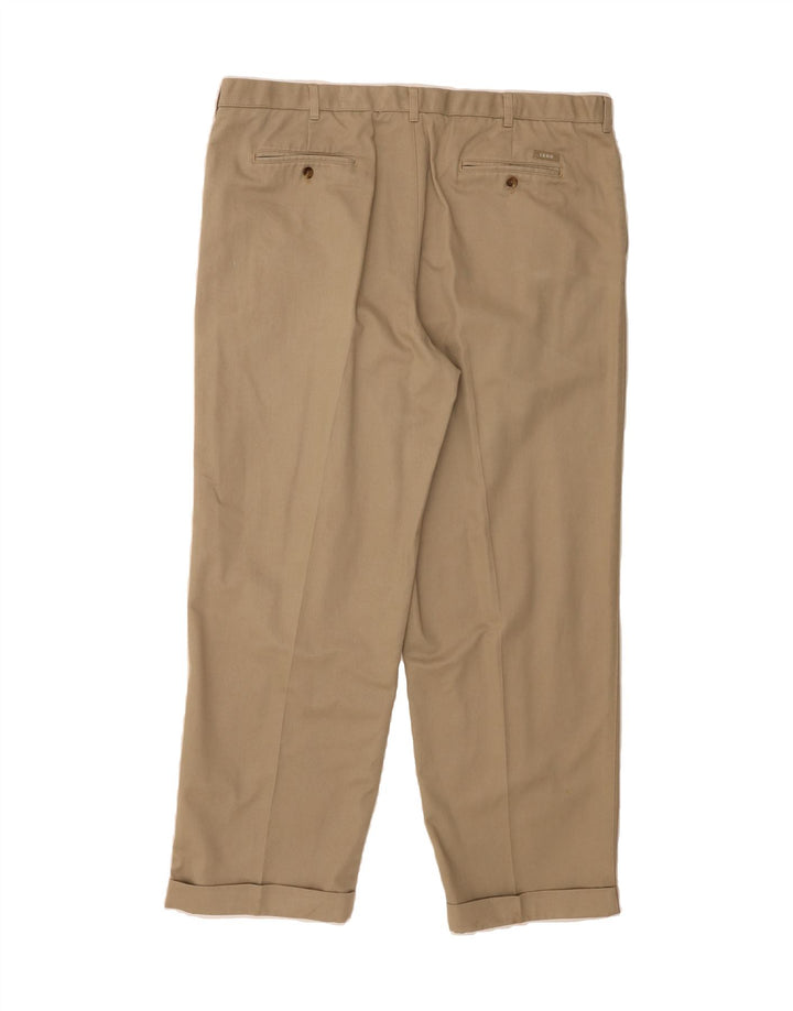 IZOD Mens Pegged Chino Trousers W44 L32 Beige Cotton Vintage Izod and Second-Hand Izod from Messina Hembry 