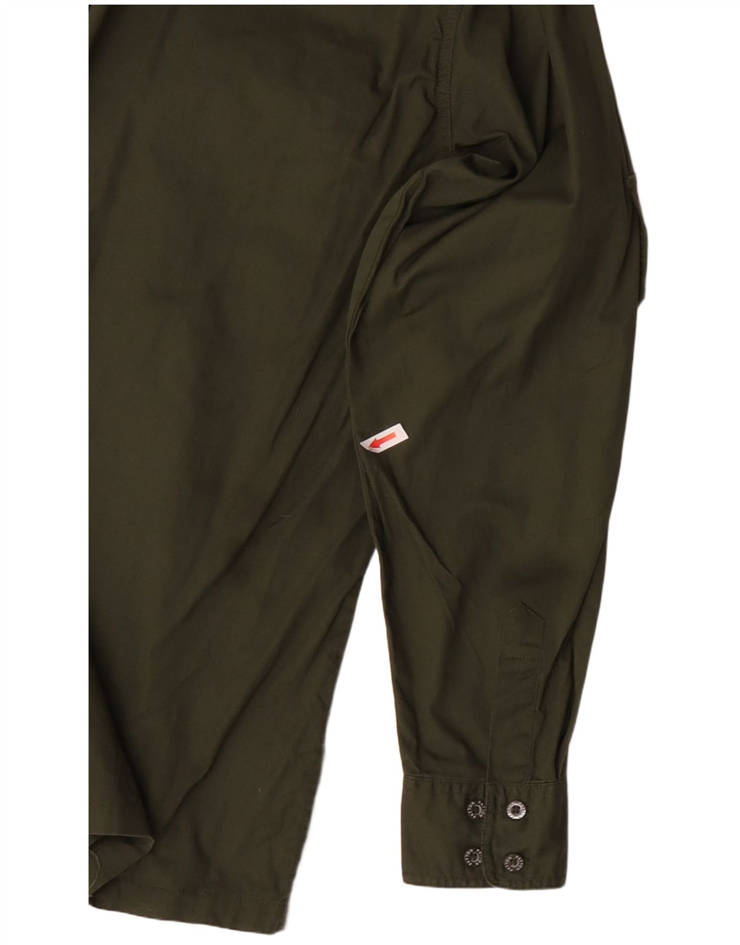 Camisa militar masculina PATTON XL algodão cáqui