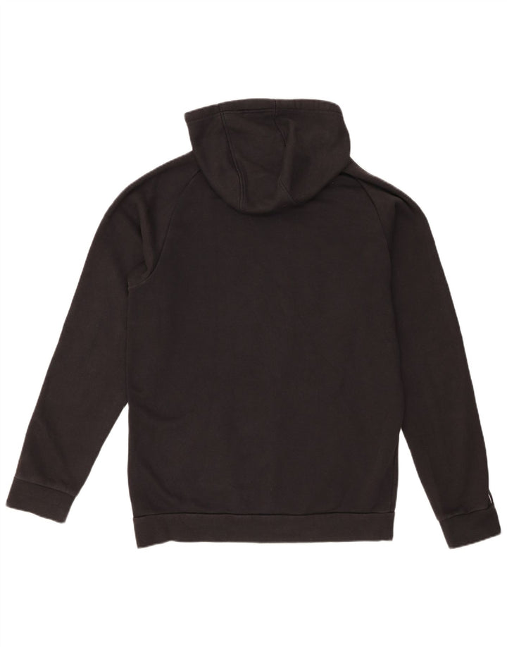 Adidas Mens Hoodie Jumper Médio Algodão Preto