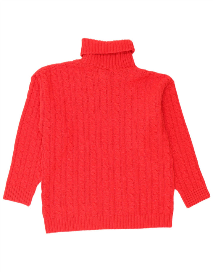 Suéter feminino North Pole com gola redonda UK 18 XL vermelho