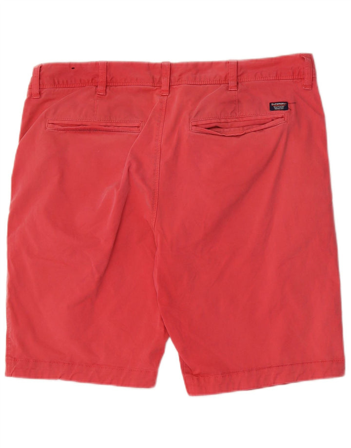 Superdry Mens Chino Shorts W36 Grande Algodão Rosa
