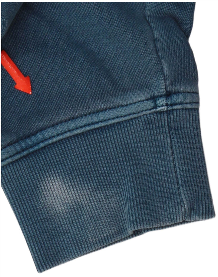 Suéter masculino Marks & Spencer de algodão azul XL