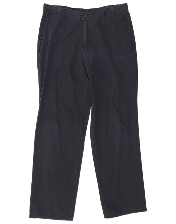 Calças Dockers masculinas retas Chino W36 L32 azul marinho