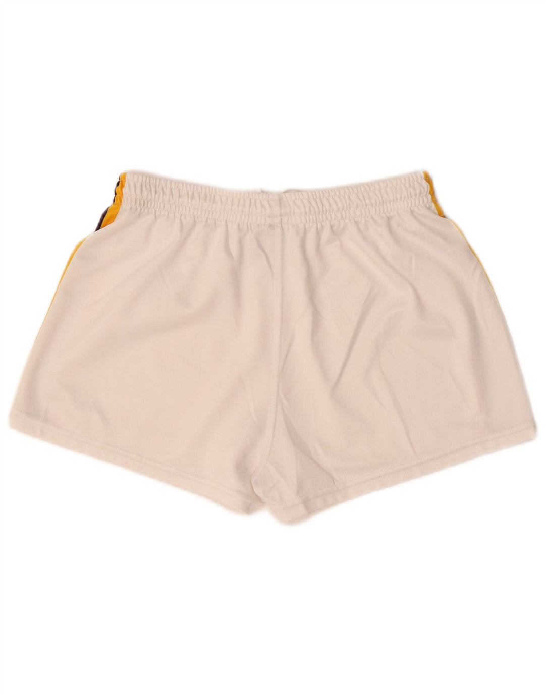 Shorts esportivos gráficos femininos Puma UK 14 grande poliéster colorido bloco branco