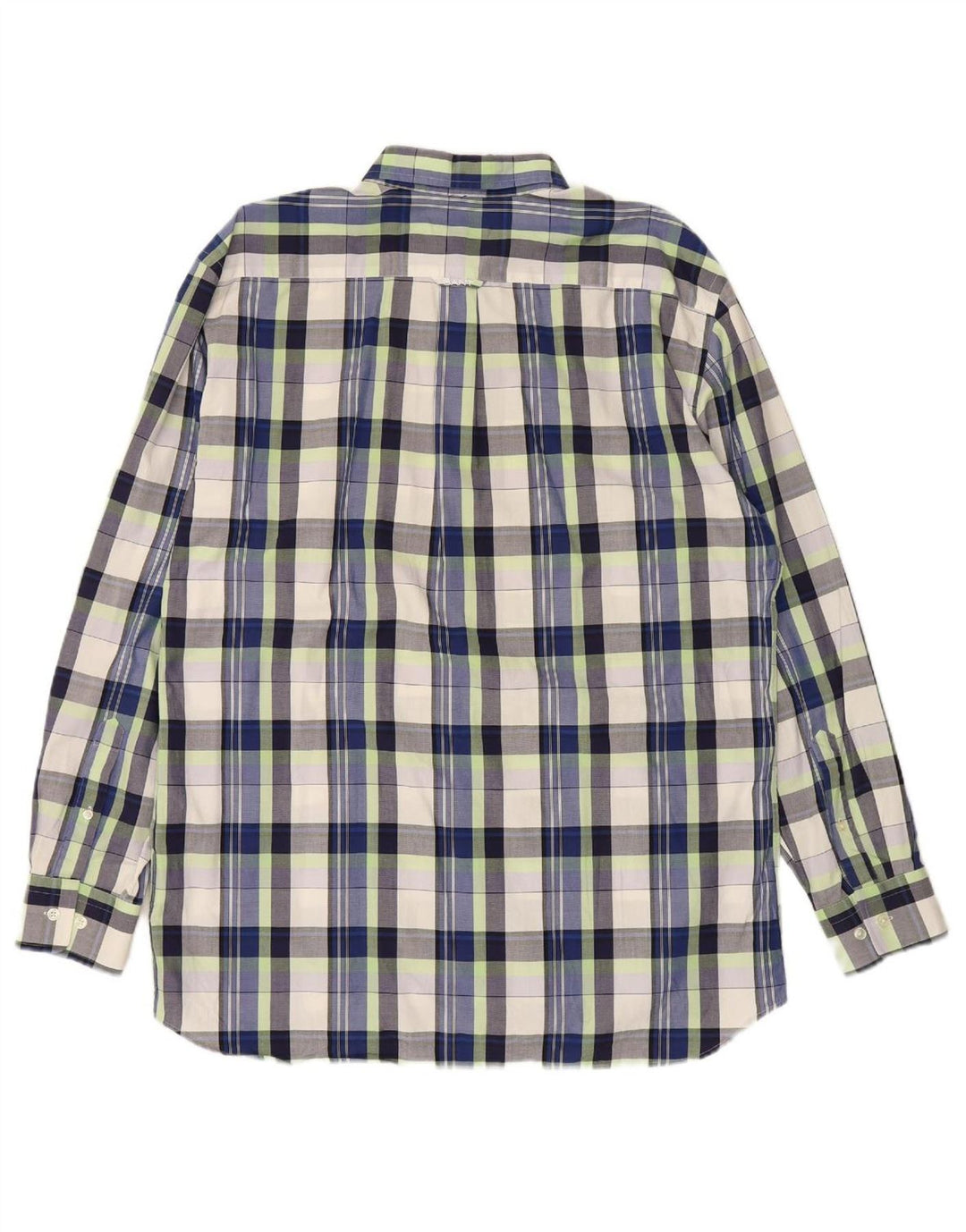 Camisa masculina GANT XL azul xadrez algodão