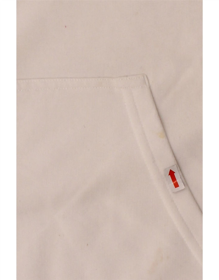 CHAMPION Suéter com capuz gráfico masculino grande algodão branco
