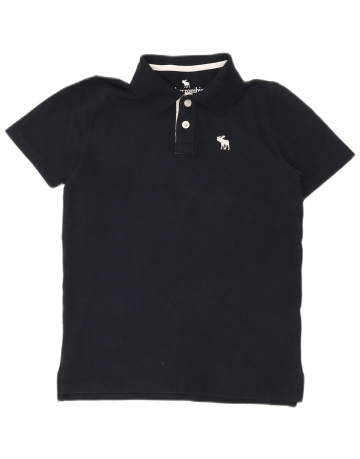 Camisa polo masculina ABERCROMBIE & FITCH 13-14 anos algodão azul marinho
