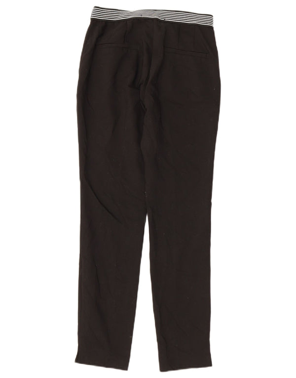 Zara Calça Chino Feminina Slim XS W24 L27 Algodão Preto
