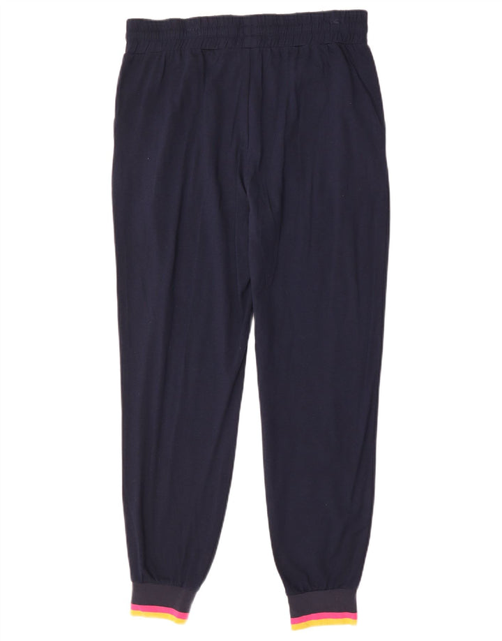 Calça de treino feminina BODEN Joggers Reino Unido 12 algodão azul marinho médio