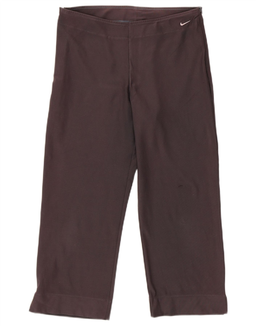 Calça de treino feminina NIKE Dri Fit Capri Reino Unido 12/14 grande cinza algodão