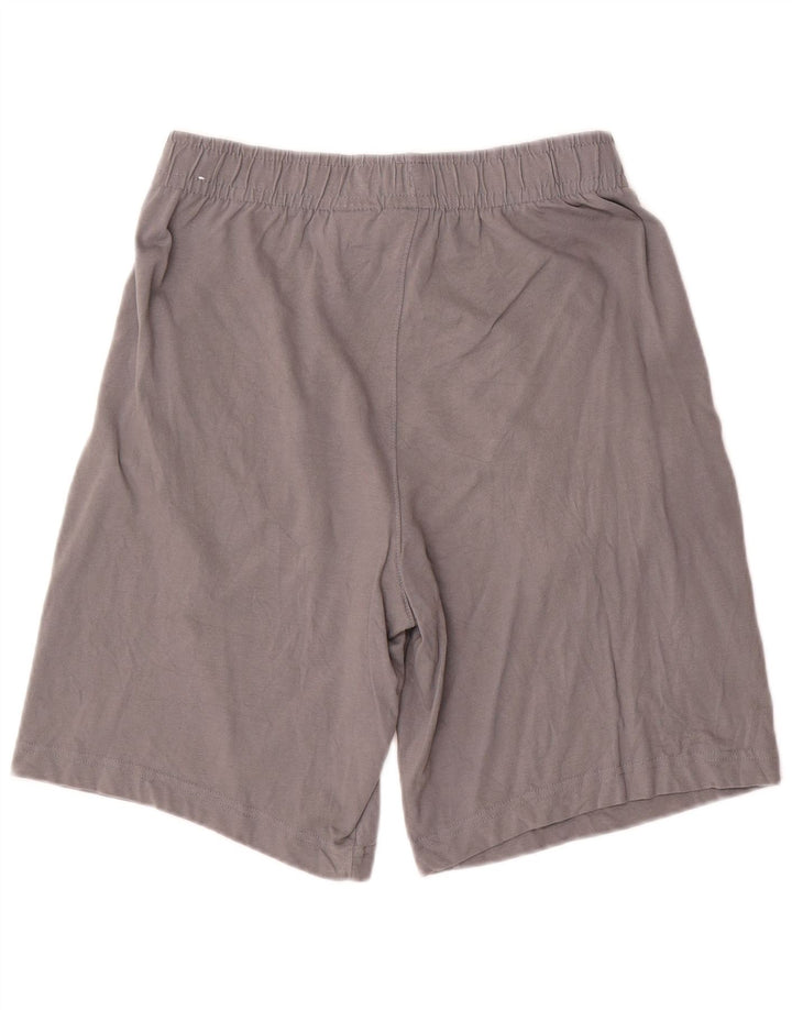 Shorts esportivos masculinos Nike médio cinza algodão