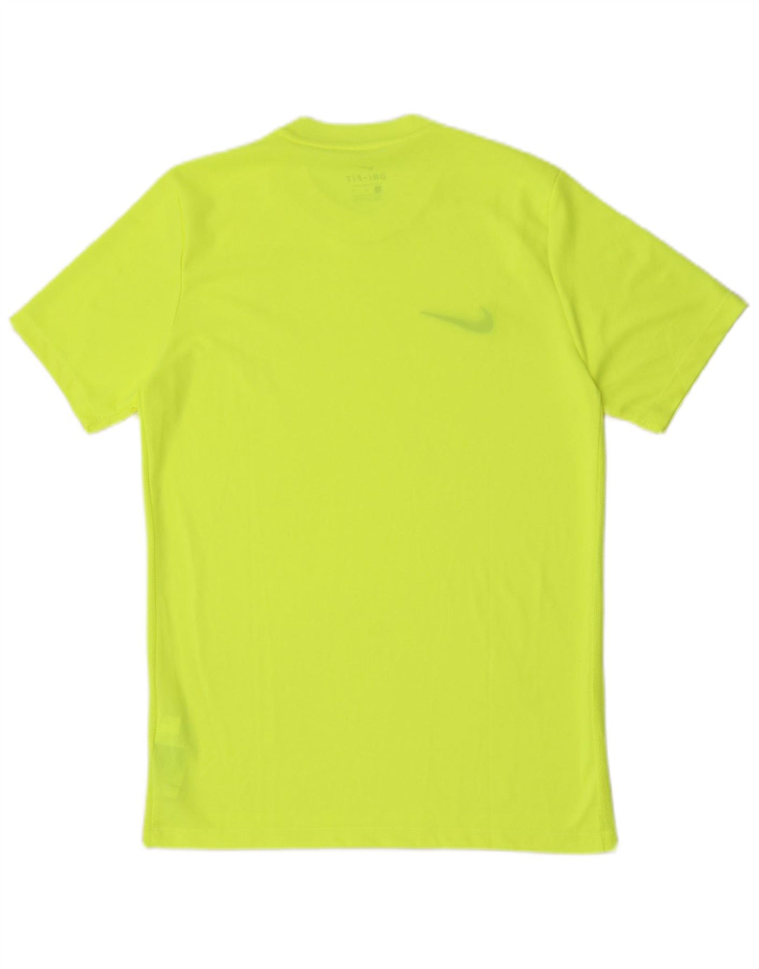Camiseta masculina Nike Dri Fit Top poliéster amarelo médio