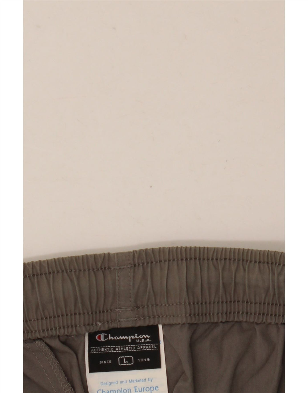 Calça de treino masculina Capri Champion grande algodão cinza