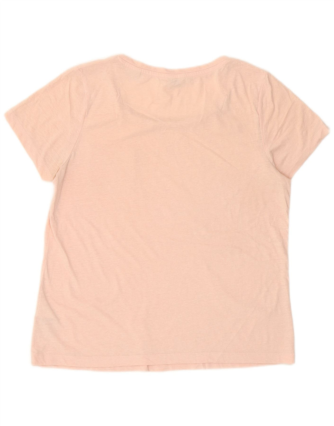 Camiseta feminina Jack Wills UK 12 poliéster rosa médio