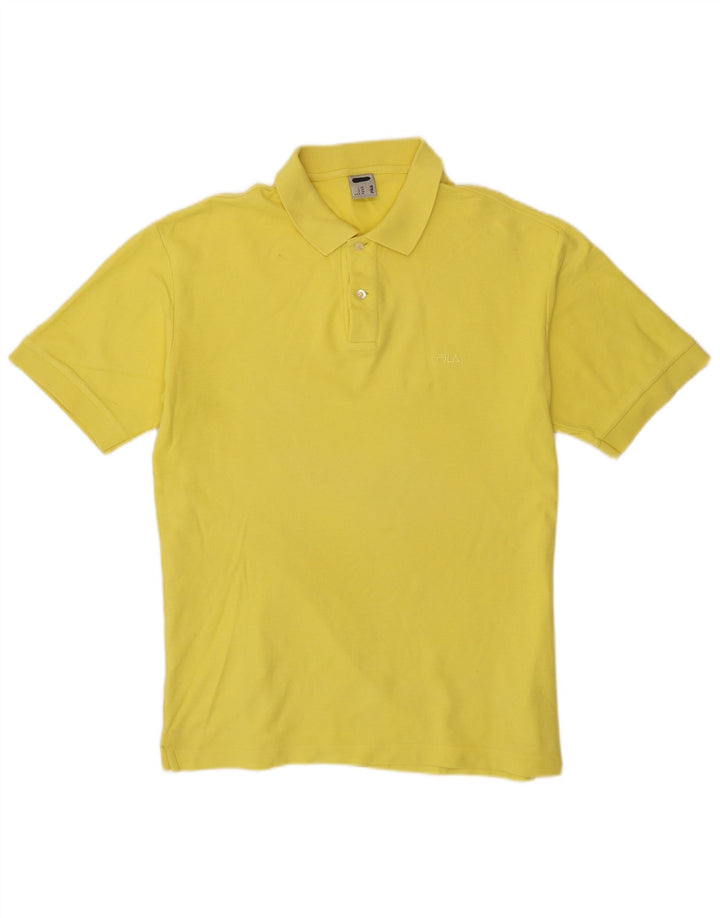 Polo masculino Fila médio amarelo