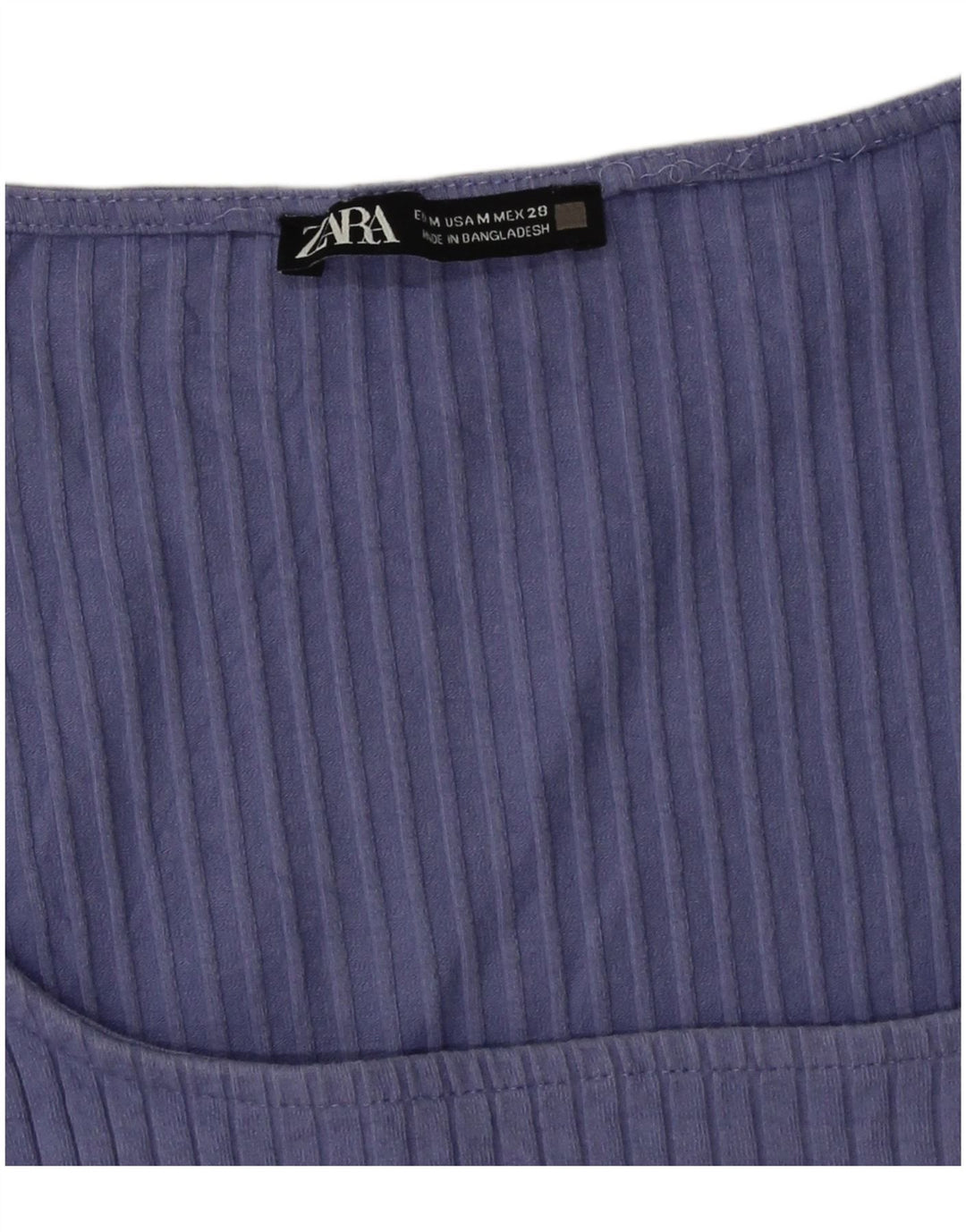 Macacão feminino de manga comprida Zara UK 12 médio roxo
