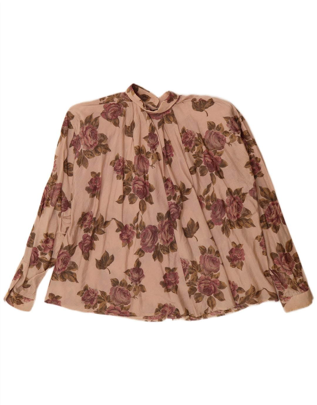 Camisa feminina Rudi Valenti IT 44 médio bege floral