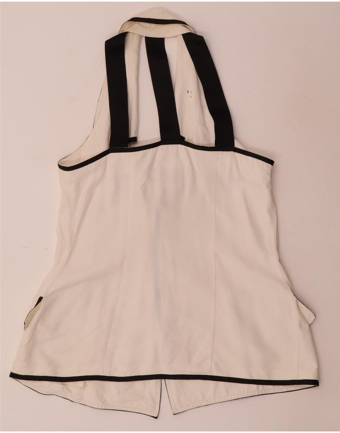Colete feminino Joseph Ribkoff UK 16 grande viscose branca