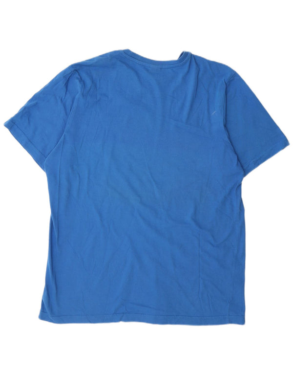 Camiseta gráfica masculina Reebok Top XL algodão azul