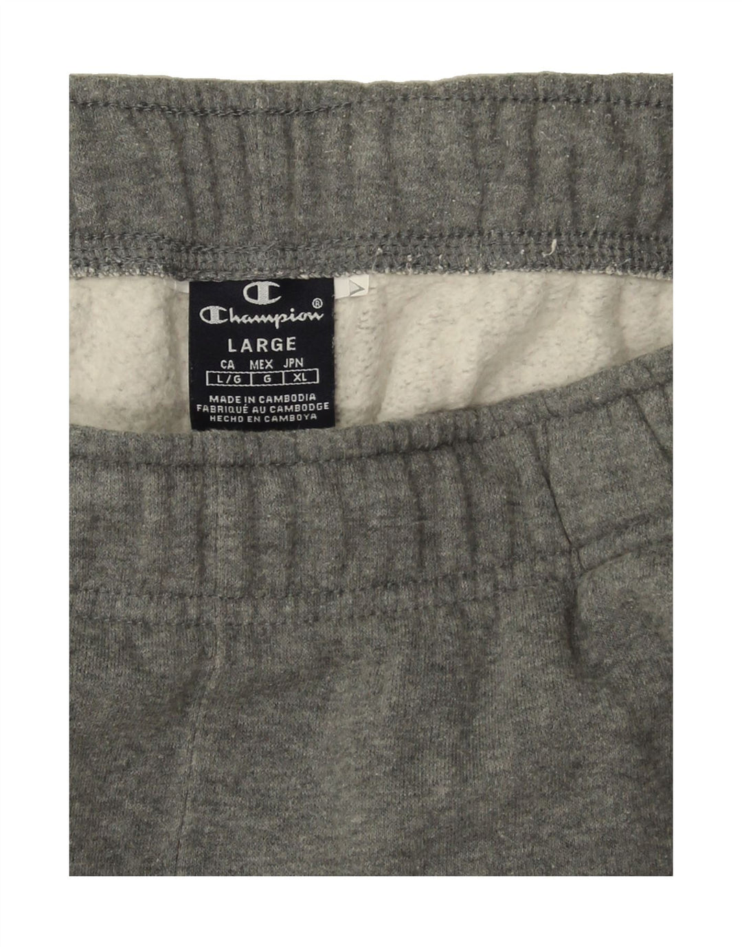 CHAMPION Mens Tracksuit Trousers Joggers Large  Grey Vintage Champion and Second-Hand Champion from Messina Hembry 