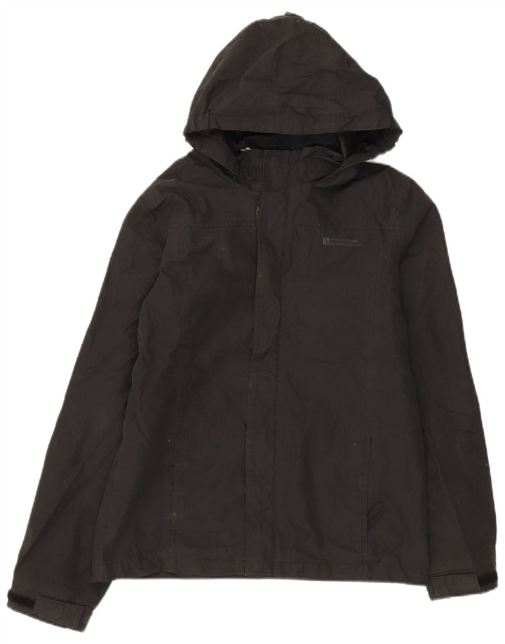Jaqueta corta-vento com capuz para meninos Mountain Warehouse 12-13 anos preto