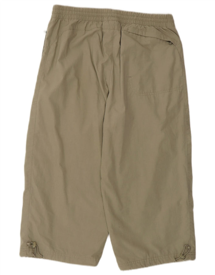 Adidas Mens Capri Calças De Treino Pequeno Poliéster Cáqui