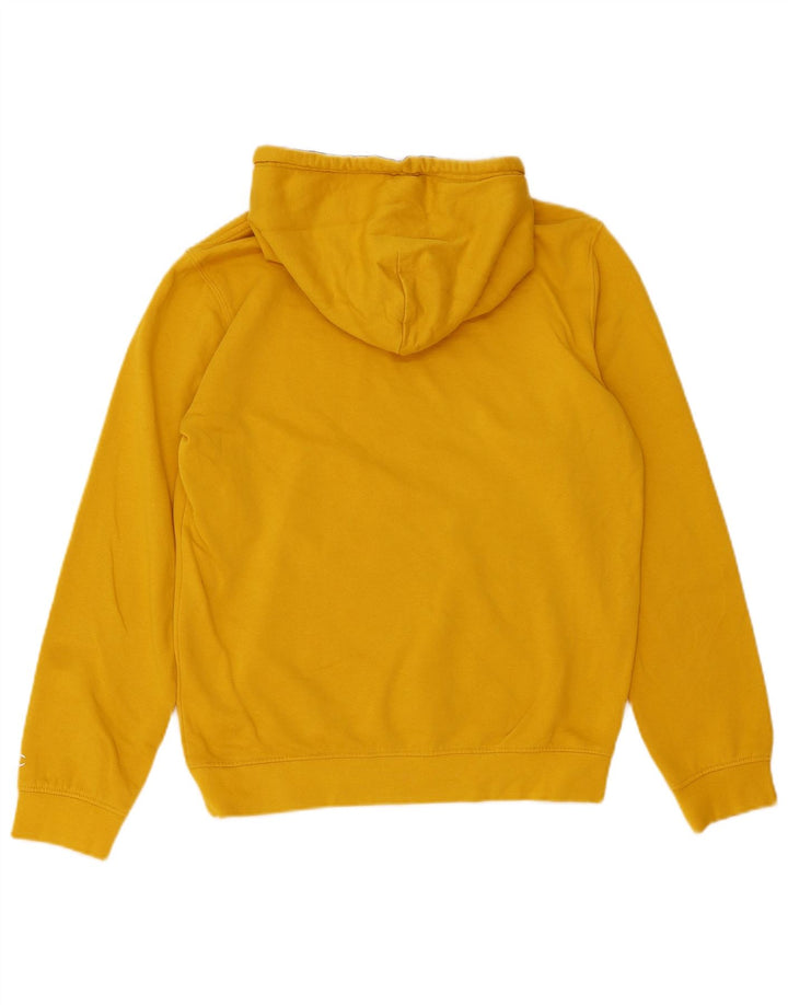 Champion moletom com capuz masculino pequeno algodão amarelo