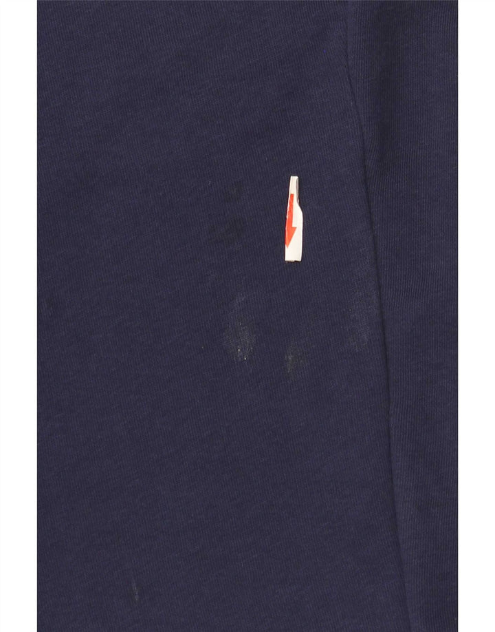 Shorts esportivos masculinos Puma 2XL algodão azul marinho