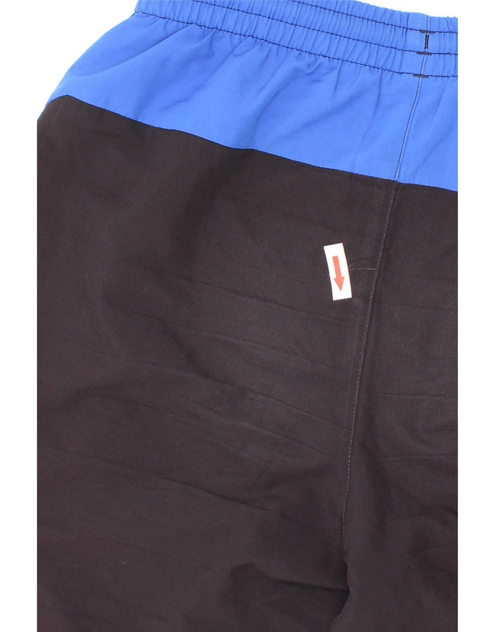 Shorts esportivos masculinos Adidas 13-14 anos preto colorblock poliéster