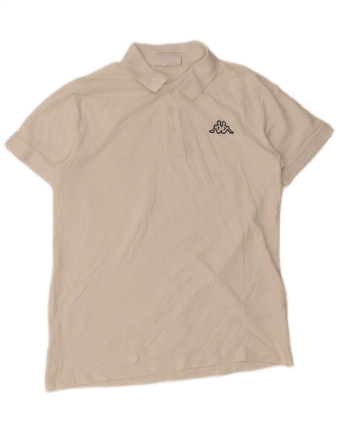 Camisa polo masculina Kappa médio algodão branco