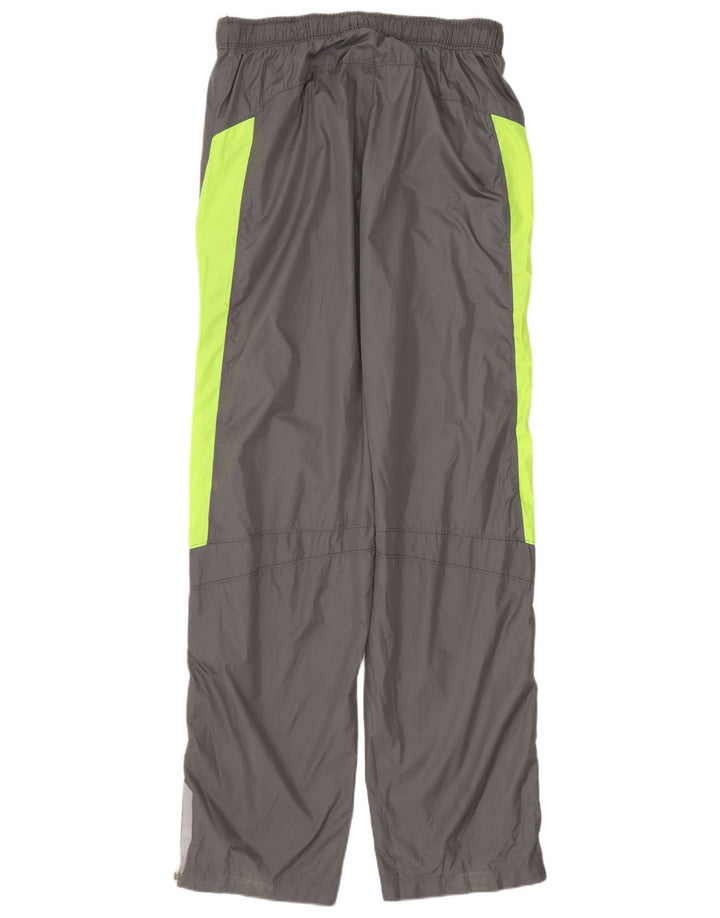 Calça de treino masculina RUSSELL ATLÉTICA pequena cinza colorblock poliéster