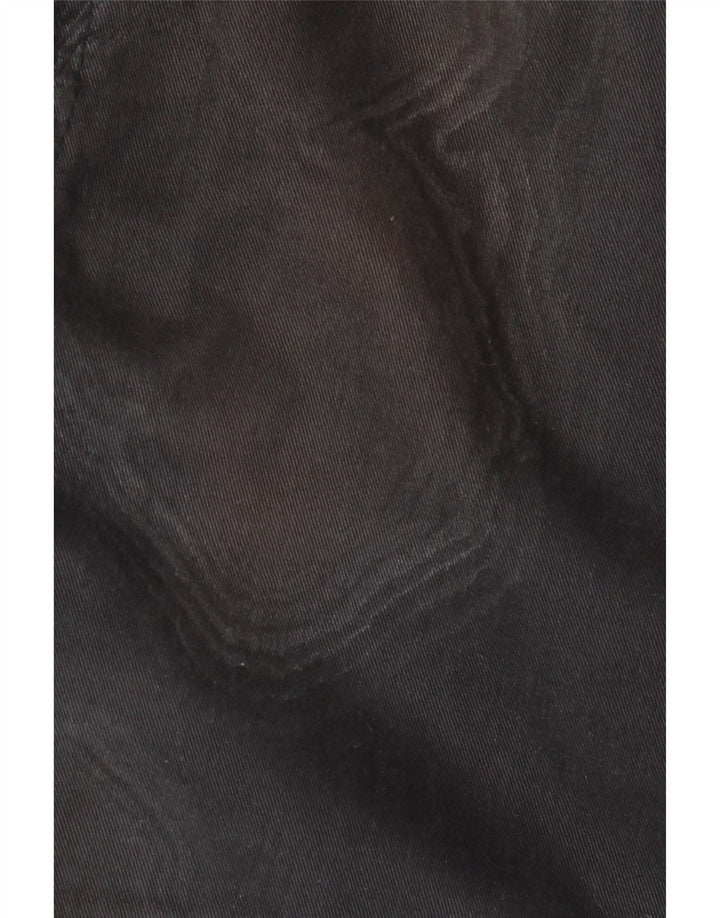 Jaqueta utilitária masculina Hollister UK 40 grande algodão preto