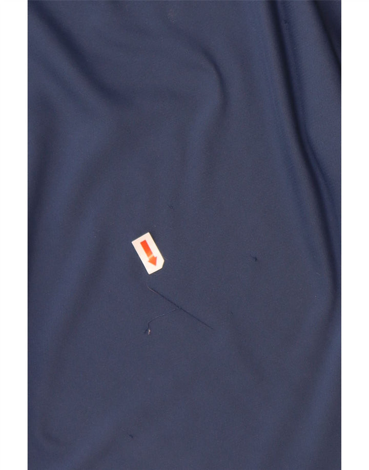 Camisa polo masculina ADIDAS pequena azul marinho poliéster