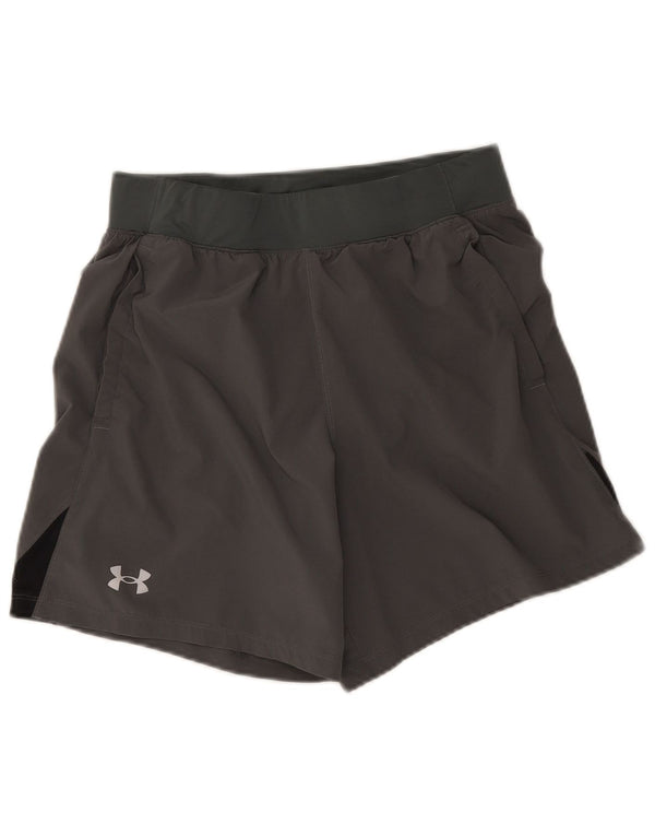 Under Armour Mens Sport Shorts Médio Cinza Colourblock Poliéster