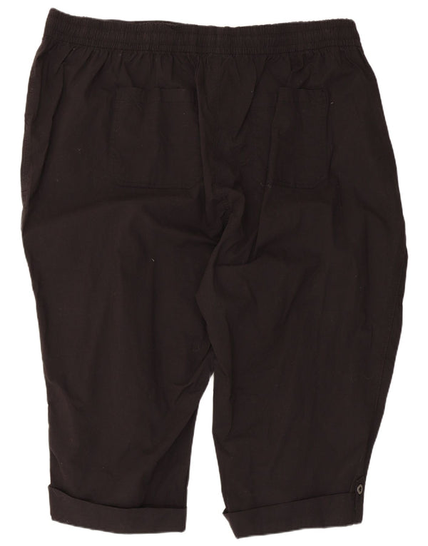 Bermuda feminina Marks & Spencer Autograph UK 28 6XL W52 L22 preta