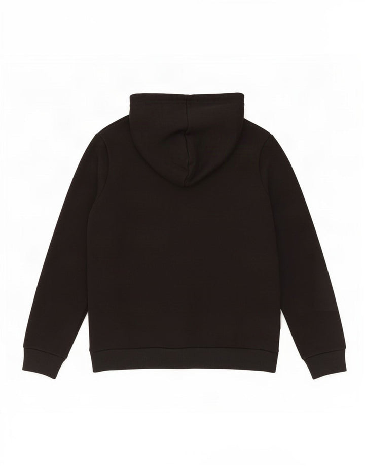 Puma feminino gráfico moletom com capuz UK 12 médio preto poliéster