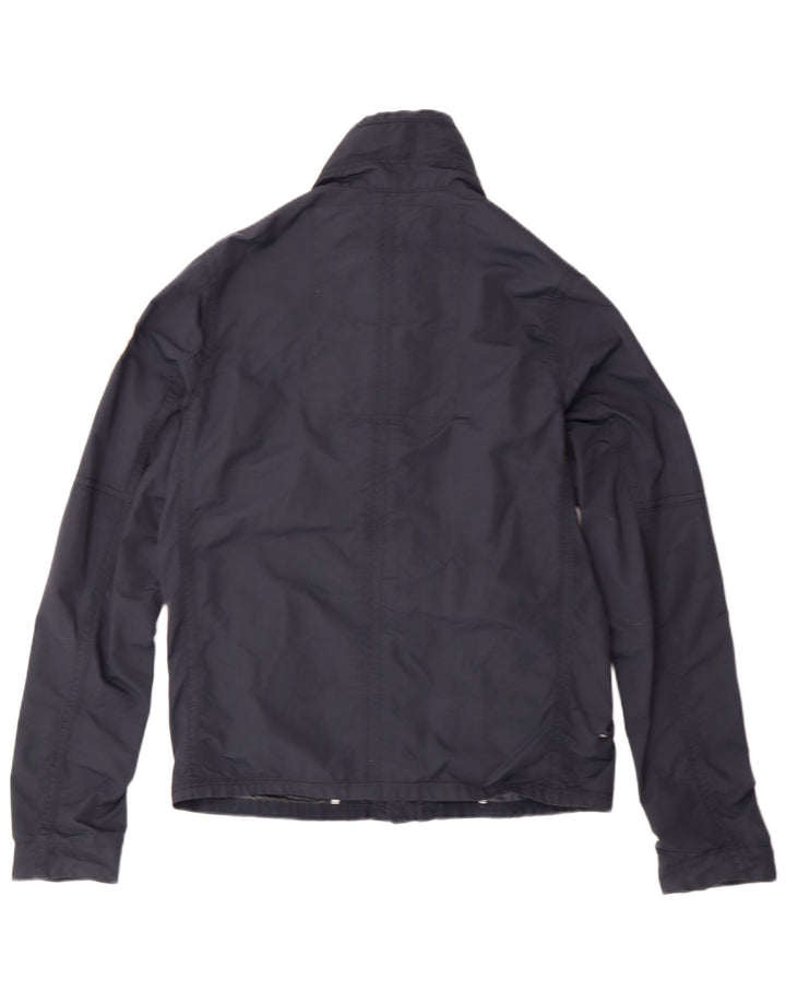 Jaqueta bomber masculina Abercrombie & Fitch Reino Unido 38 nylon azul marinho médio