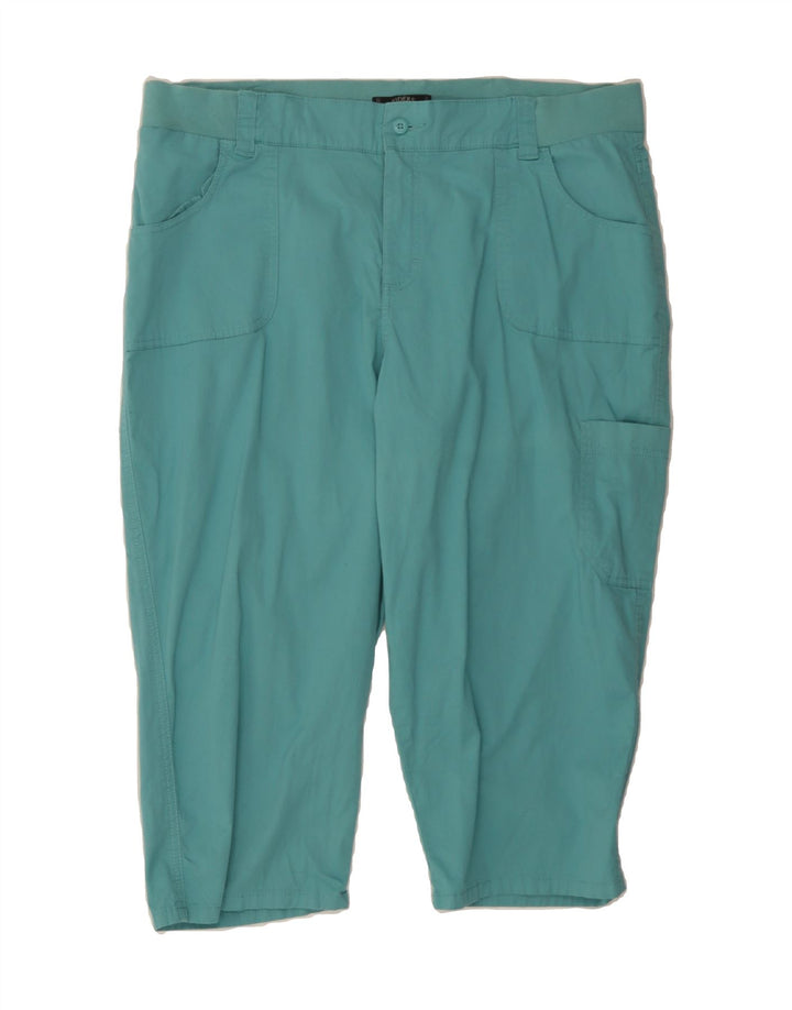 LEE Womens Riders Cargo Bermuda Shorts US 16 2XL W38 L19 Turquoise Cotton Vintage Lee and Second-Hand Lee from Messina Hembry 