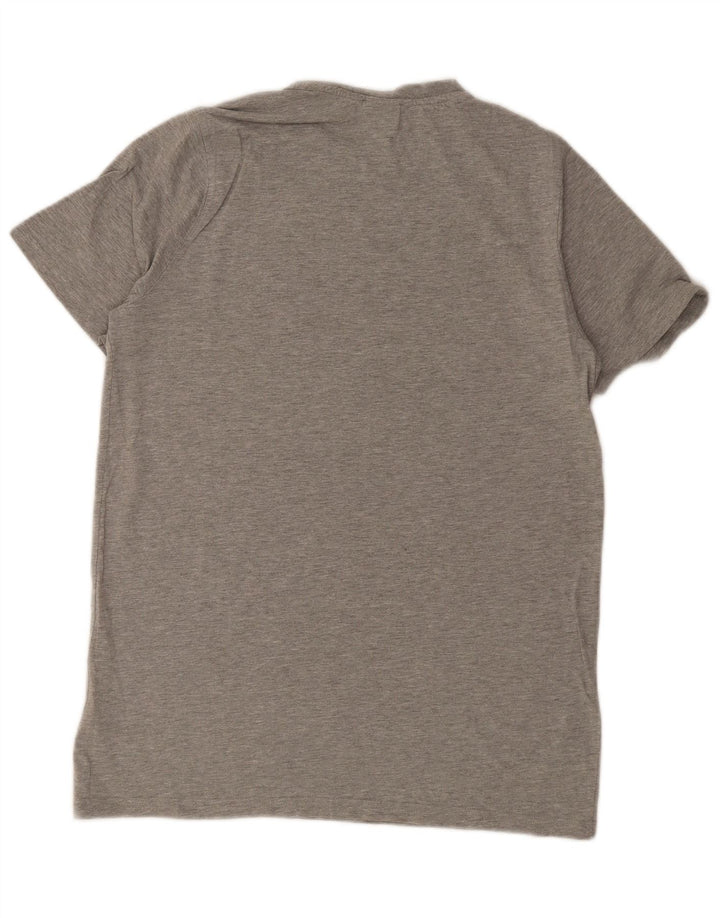 ANIMAL Camiseta masculina gráfica Top algodão cinza médio
